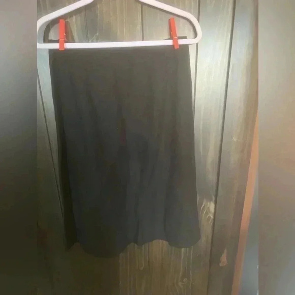 Harold's Black Boho Embroidered Skirt Size 8 - Picture 7 of 8